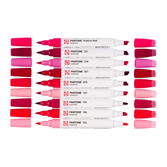 Talens Pantone Marker Set - 9 Pack - Cool Red*