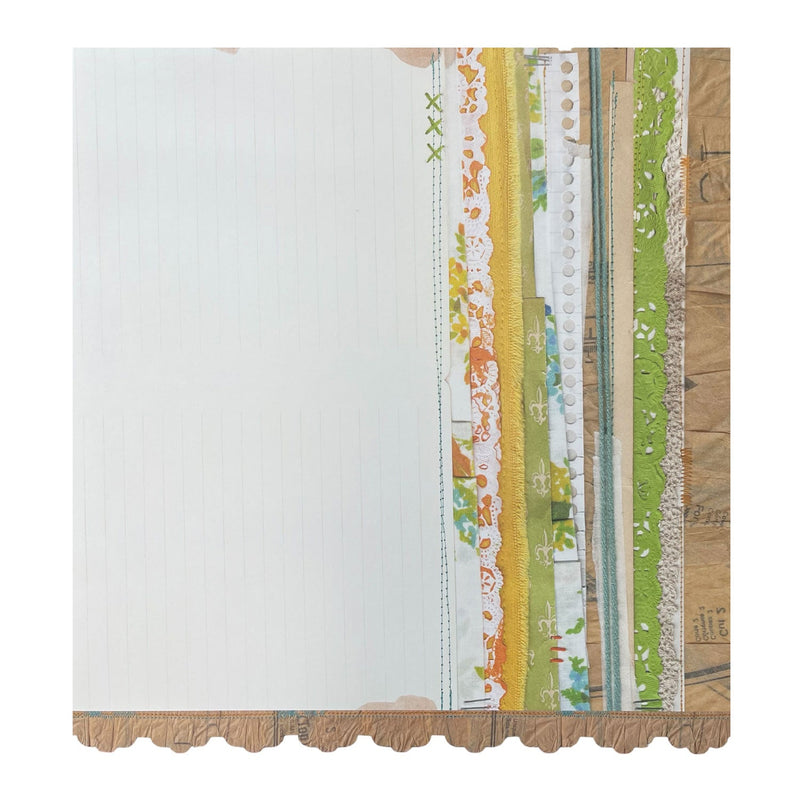 Sassafras Lass 12"x 12" Single Sheet Paper - Mix & Mend - Free Composition*