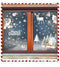 Poppy Crafts Window Stickers #13 - Christmas Collection - White Christmas