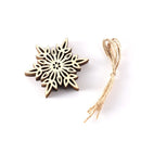 Poppy Crafts Wooden Ornaments Set - Christmas Collection - Festive Flakes*
