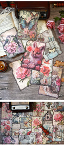 Poppy Crafts Burnt Edge Scrap Paper Pack - Butterfly Party