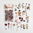 Poppy Crafts Floral Nature Sticker Pack - Dried Flowers