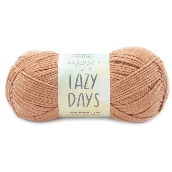 Lion Brand Let's Get Cozy: Lazy Days Yarn - Clay