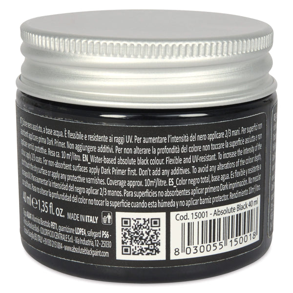 Absolute Black Acrylic Paint 40 ml