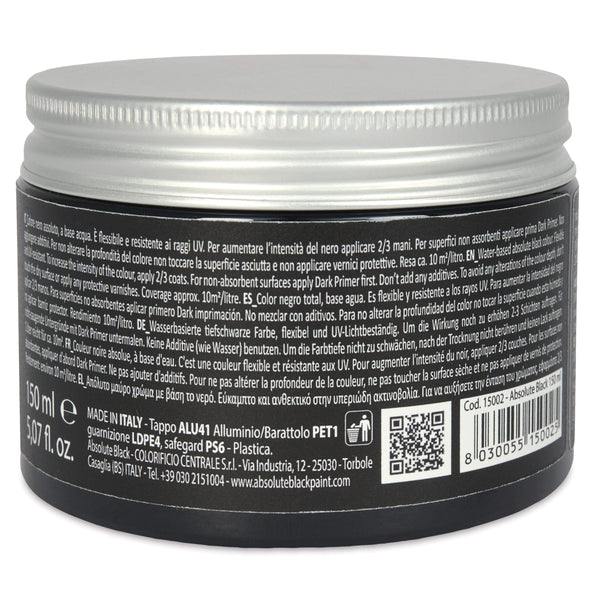 Absolute Black Acrylic Paint 150 ml
