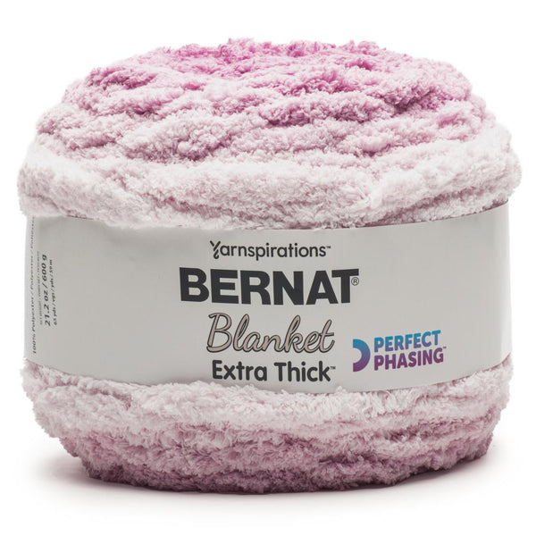 Bernat Blanket Extra Thick Perfect Phasing Yarn - Fuchsia