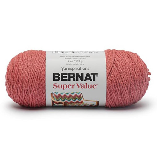 Bernat Super Value Solid Yarn - Farmhouse Red*