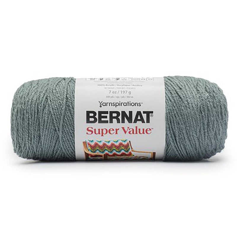 Bernat Super Value Solid Yarn - Storm Gray*