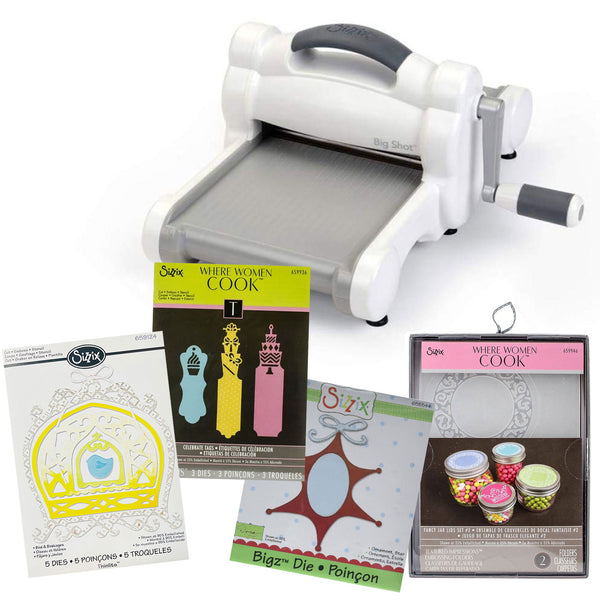 Sizzix Big Shot Starter Kit - White and Grey