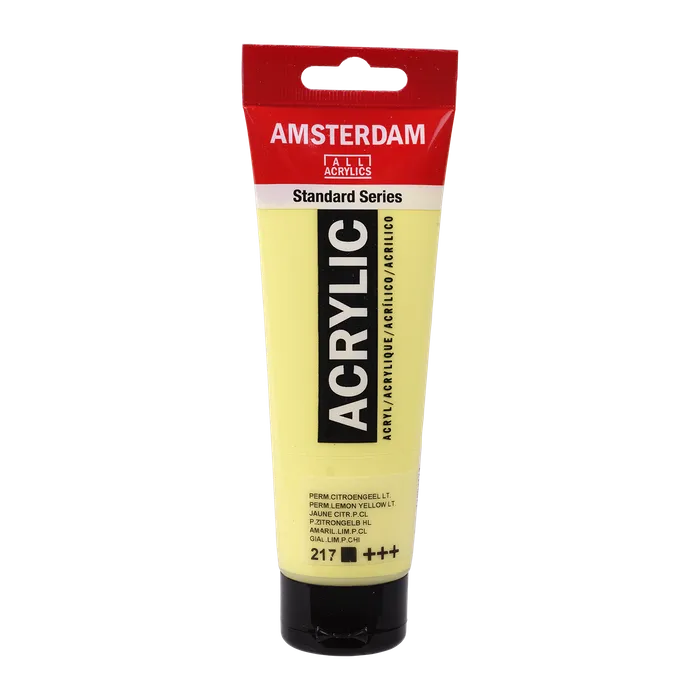 Amsterdam Standard Acrylic Paint 120ml - Permanent Yellow Light 217