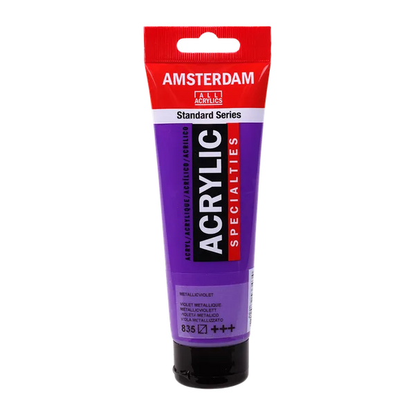 Amsterdam Standard Acrylic Paint 120ml - Metallic Violet 835