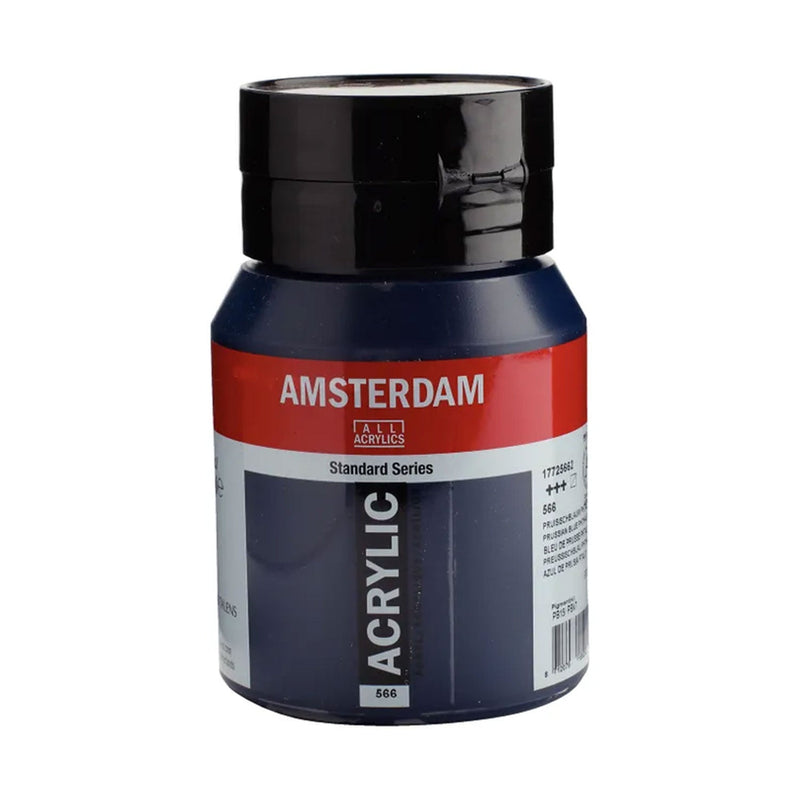 Amsterdam Standard Acrylic Paint 500ml - Prussian Blue Pathalo 566