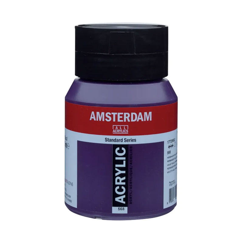 Amsterdam Standard Acrylic Paint 500ml - Permanent Blue Violet 568