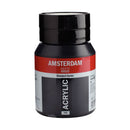 Amsterdam Standard Acrylic Paint 500ml - Lamp Black 702