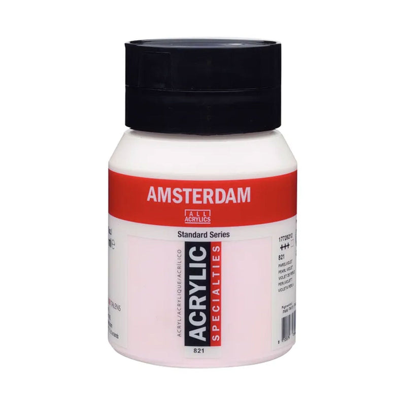 Amsterdam Standard Acrylic Paint 500ml - Pearl Violet 821