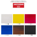 Amsterdam Acrylic Paint Set 6 Pack - Primary