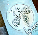 Poppystamps Die - Double Pinecone Collage