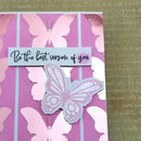 Brutus Monroe & Deco Foil Stencil 6"x 6" - Magical Monarch*