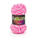 Lion Brand DIY Glow Twist Yarn - Hot Pink