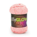 Lion Brand DIY Glow Cozy Yarn - Pink
