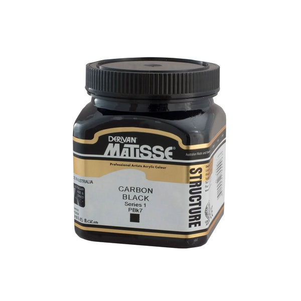 Matisse Structure Paint 250ml - Carbon Black - S1