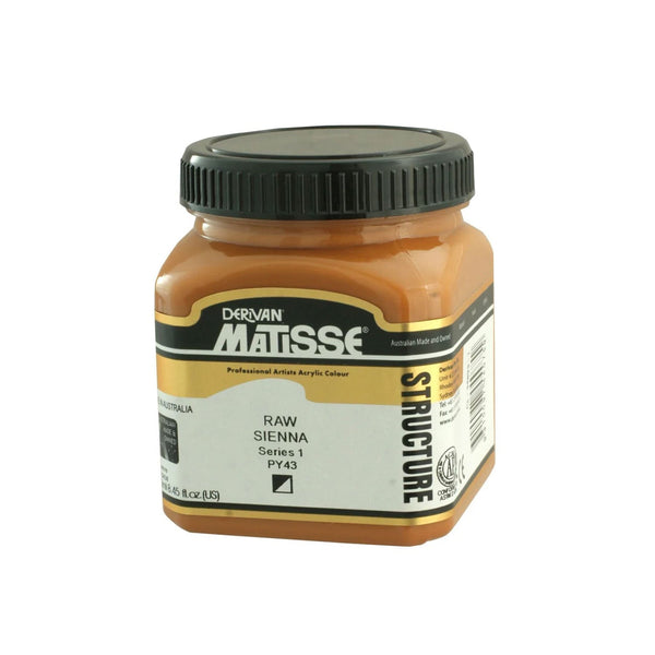 Matisse Structure Paint 250ml - Raw Sienna - S1