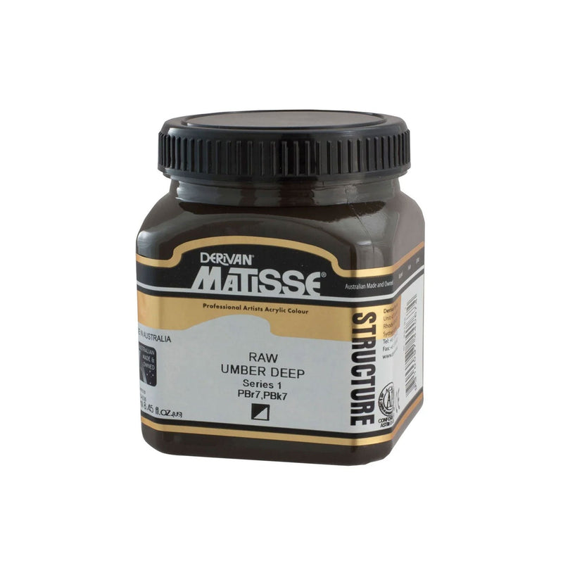 Matisse Structure Paint 250ml - Raw Umber Deep - S1