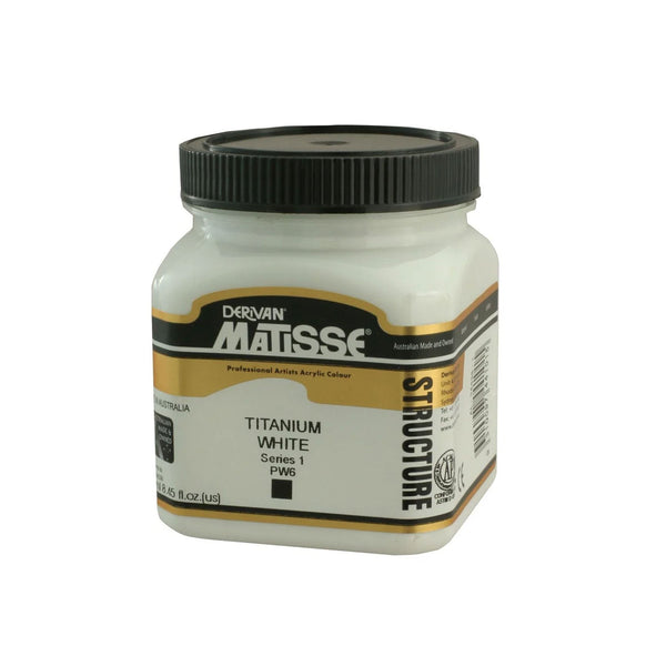 Matisse Structure Paint 250ml - Titanium White - S1