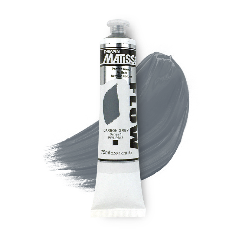 Matisse Flow Acrylic Paint 75ml - Carbon Grey -S1