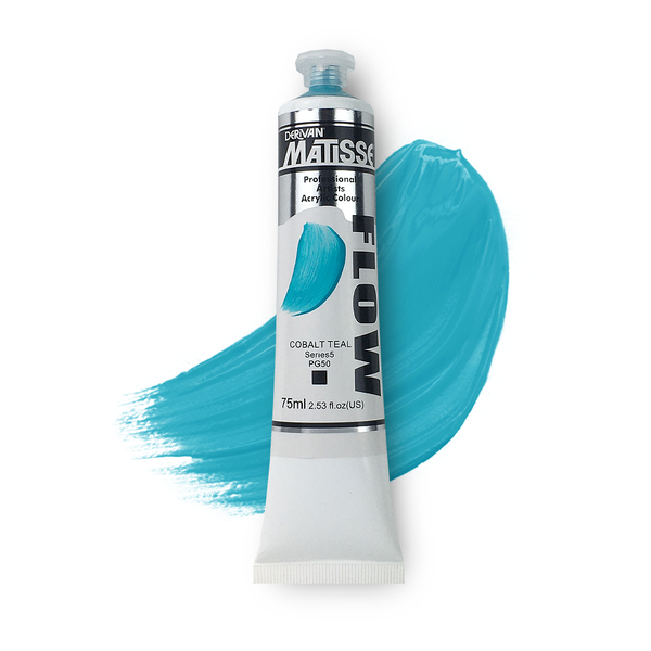 Matisse Flow Acrylic Paint 75ml - Cobalt Teal -S5