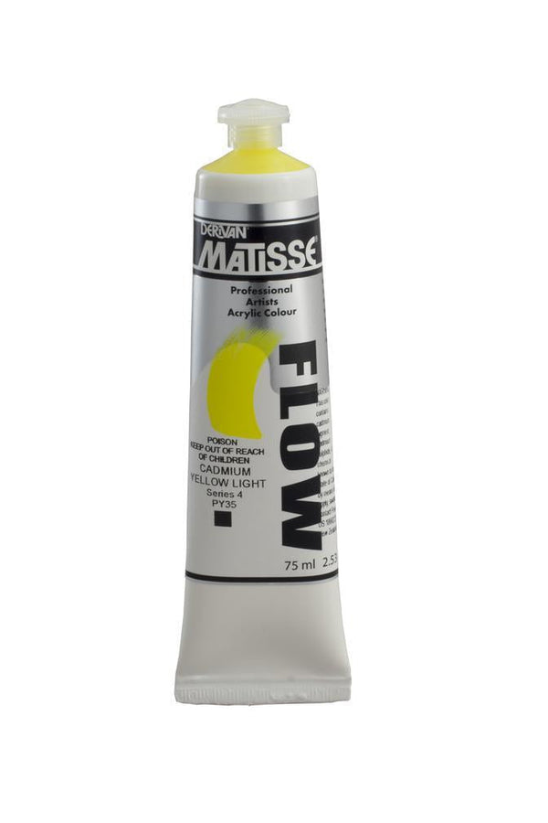 Matisse Flow Acrylic Paint 75ml - Cadmium Yellow Light -S4