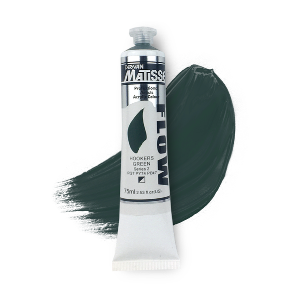 Matisse Flow Acrylic Paint 75ml - Hookers Green -S2