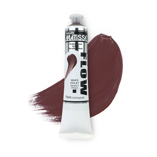 Matisse Flow Acrylic Paint 75ml - Mars Violet -S2