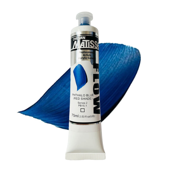 Matisse Flow Acrylic Paint 75ml - Phthalo Blue Red Shade -S2