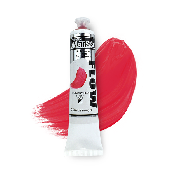 Matisse Flow Acrylic Paint 75ml - Primary Red -S4