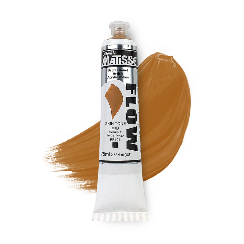 Matisse Flow Acrylic Paint 75ml - Skin Tone Mid -S1