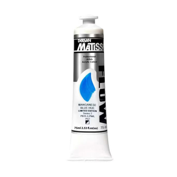 Matisse Flow Acrylic Paint 75ml - Manganese Blue Hue -S2