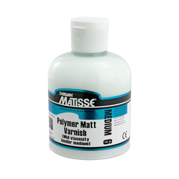 Matisse Acrylic Medium MM6 - Polymer Matt Varnish 250ml