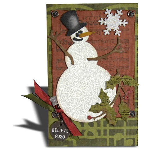 Tim Holtz Cling Stamp 2.5"X3.5" Christmas Miracle