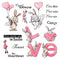 Poppy Crafts Cutting Dies & Stamp Set #150 - Love Bunny