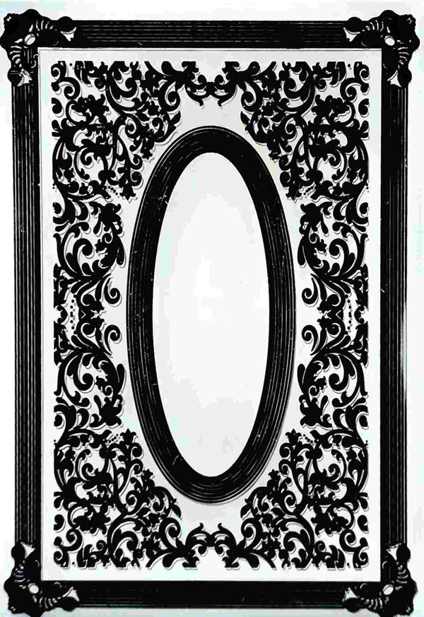 Poppy Crafts Embossing Folder #108 - 4"x6" - Oval Window