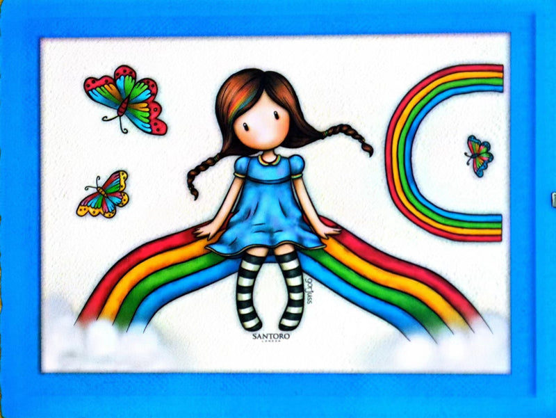 Santoro Gorjuss Rubber Stamps Nr. 688, Rainbow Heaven