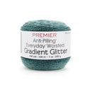 Premier Everyday Worsted Gradient Glitter Yarn - Peacock Tones