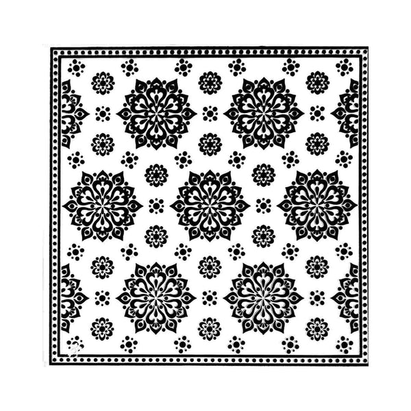 Poppy Crafts Embossing Folder #223 - 6"x6" - Dotted Damask