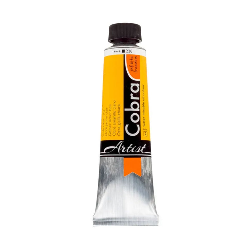 Cobra Artist Water Mixable Oil Colour  - 228 - Yellow Ochre Light 40ml*