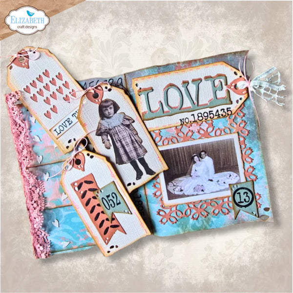 Elizabeth Craft Designs - Trifold Hello You Die Metal Die Set
