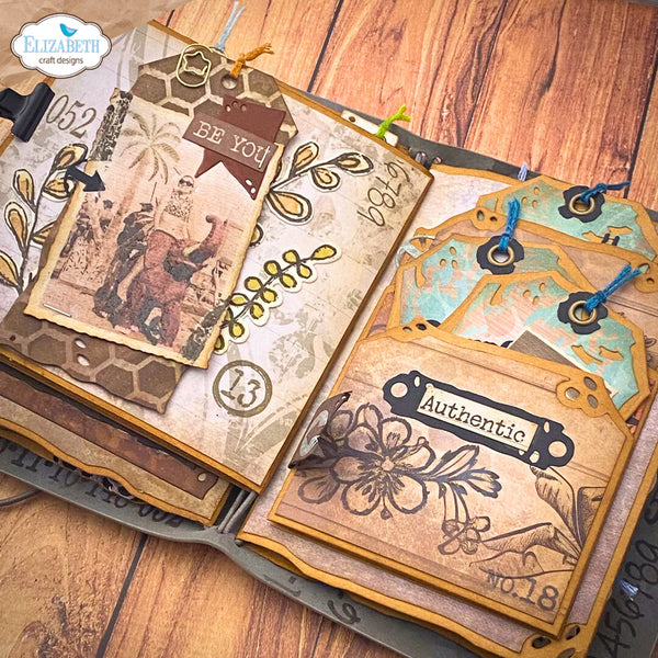 Elizabeth Craft Designs - Tag Trio Hello You Die Metal Die Set