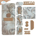 Elizabeth Craft Designs - Ephemera Hello You Die Metal Die Set