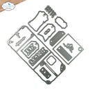 Elizabeth Craft Designs - Ephemera Hello You Die Metal Die Set