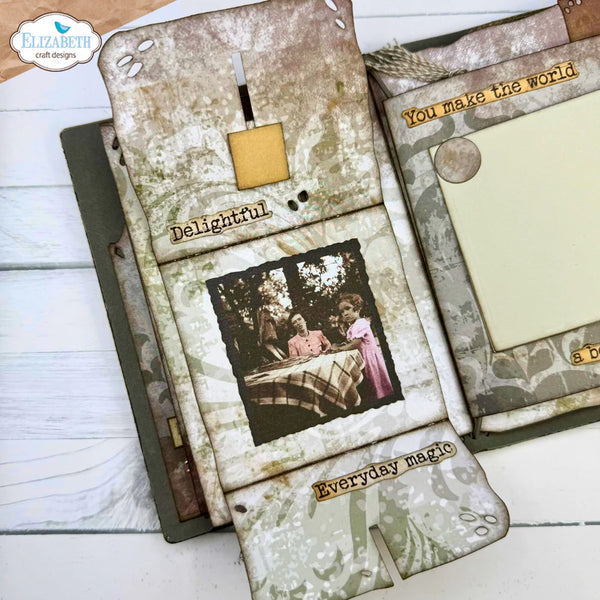 Elizabeth Craft Designs - Ephemera Hello You Die Metal Die Set